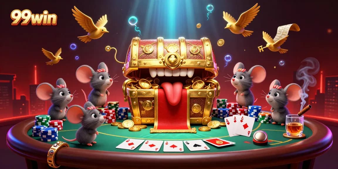 Engage with exciting games at 99win featuring vibrant 3D casino elements and dynamic characters.