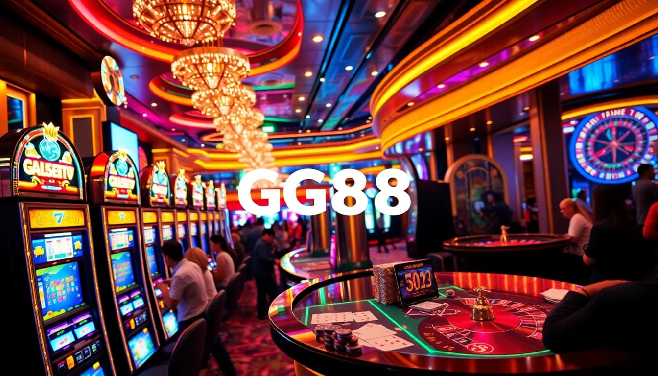 Experience the thrill of the gg88 slot with vibrant casino gaming and engaging players.
