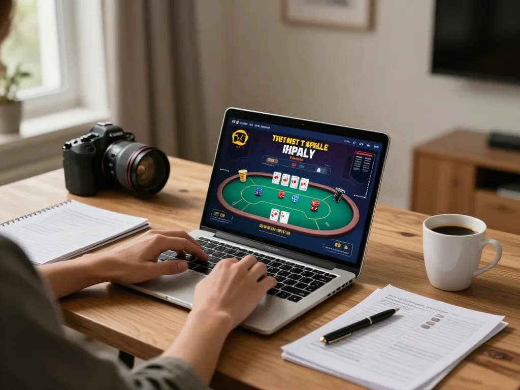 Engaging online gaming session at home using digitalwala for poker strategies.