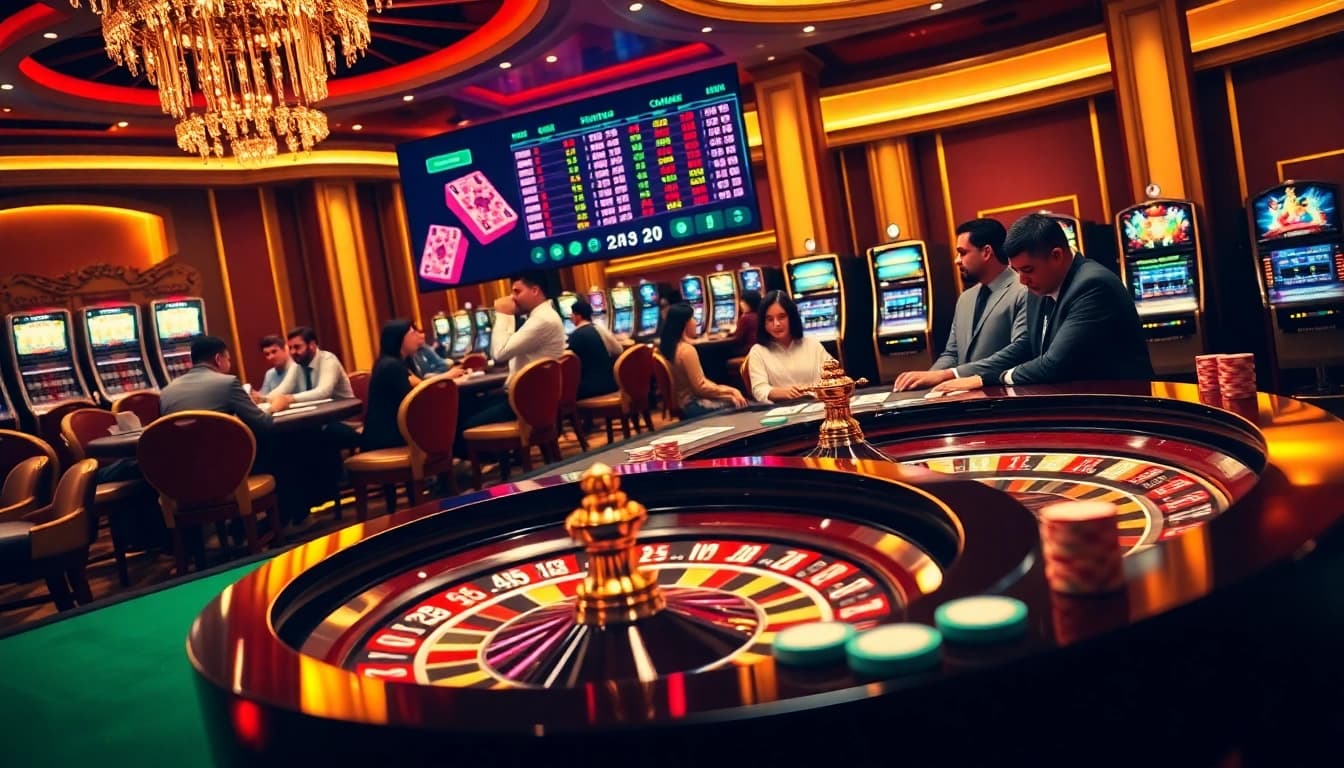 Experience high-stakes excitement at gg88vn asia casino with vibrant tables and immersive gaming.