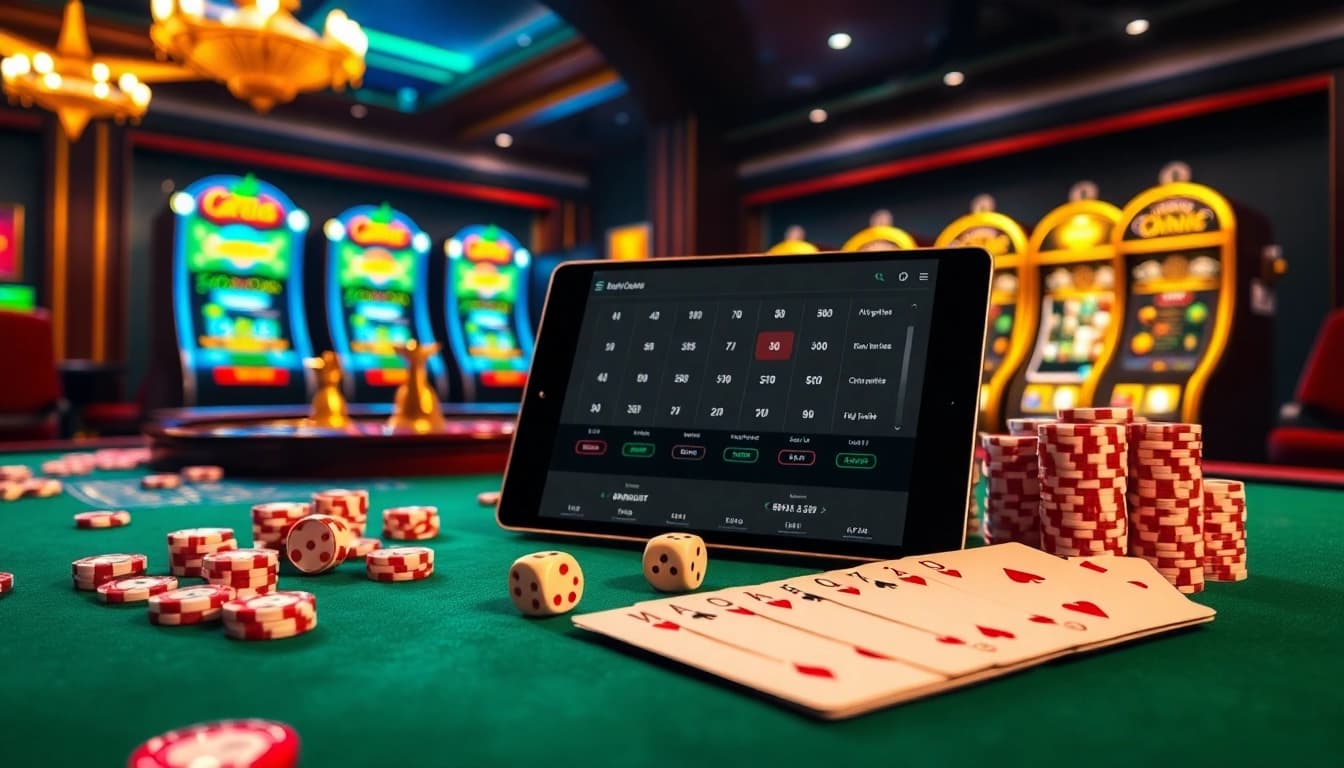Engage with 888vina.com, showcasing an exciting casino atmosphere with vibrant slot machines and roulette.