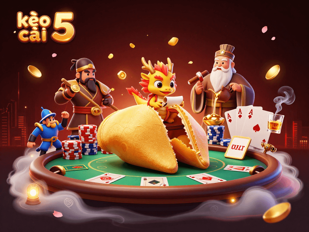 Engage with kèo nhà cái 5 by witnessing a vibrant and dynamic 3D casino battle scene.