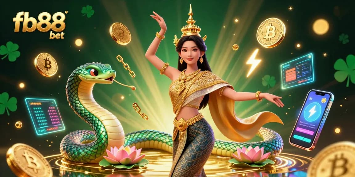 Engage with fb88 bet through vibrant 3D illustration showcasing casino elements and crypto coins.