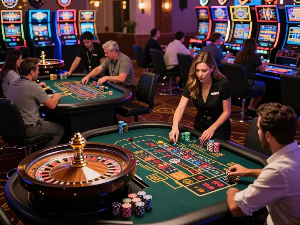 KONG 88 players placing bets on roulette tables, showcasing exciting casino action.