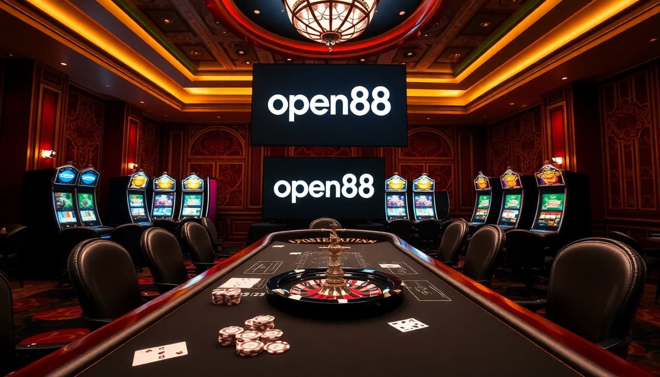Enjoy the thrill of gambling at open88 with vibrant casino tables and exciting games.
