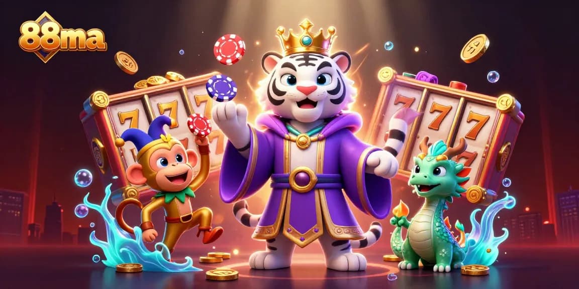 Engage with exhilarating slot games and jackpots at 88ma with vibrant graphics and lively characters.