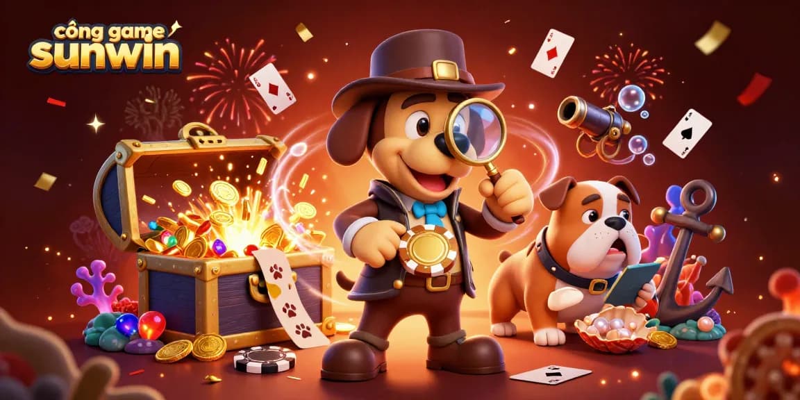 Engage with the thrilling cổng game sunwin through vivid gameplay illustrated by our detective duo and treasure clues.