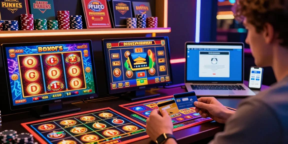 Engaging atmosphere for players at casinos that accept credit cards, showcasing diverse games and secure payment options.