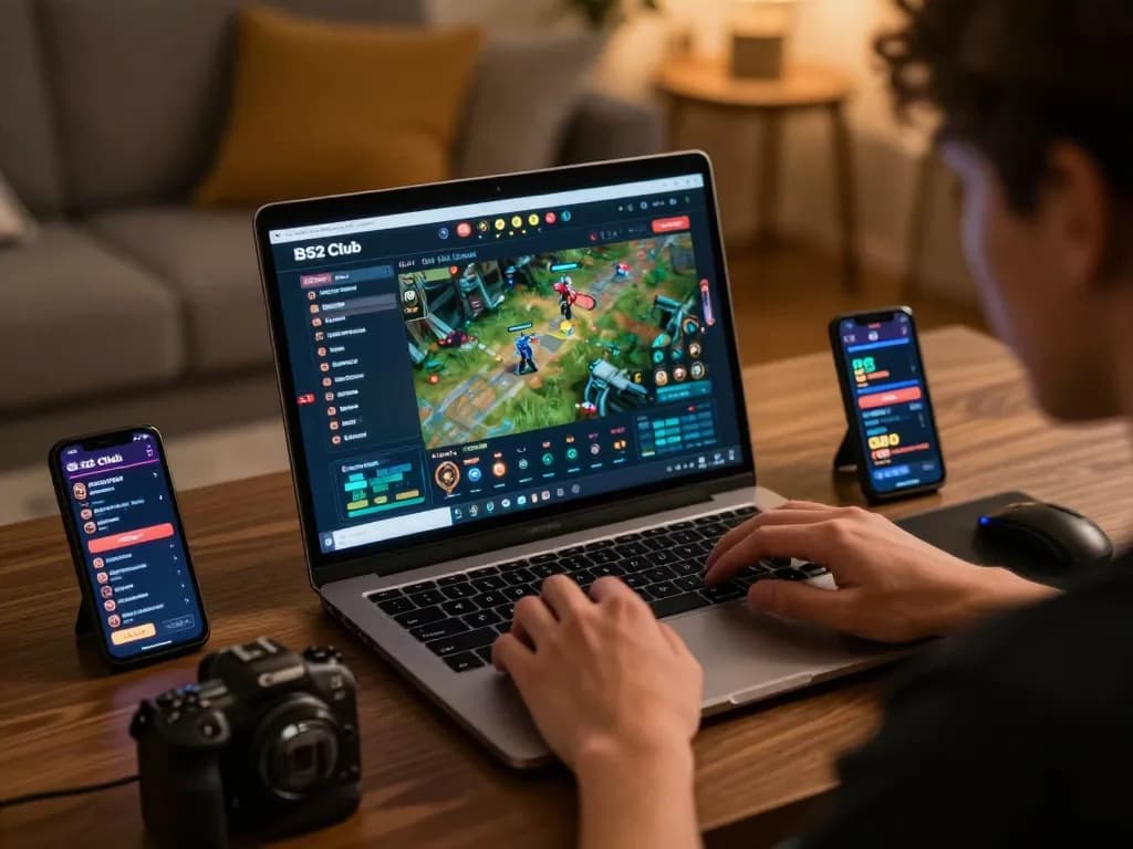 Enjoying strategic gameplay on the B52 Club online platform with engaging visuals and a cozy home atmosphere