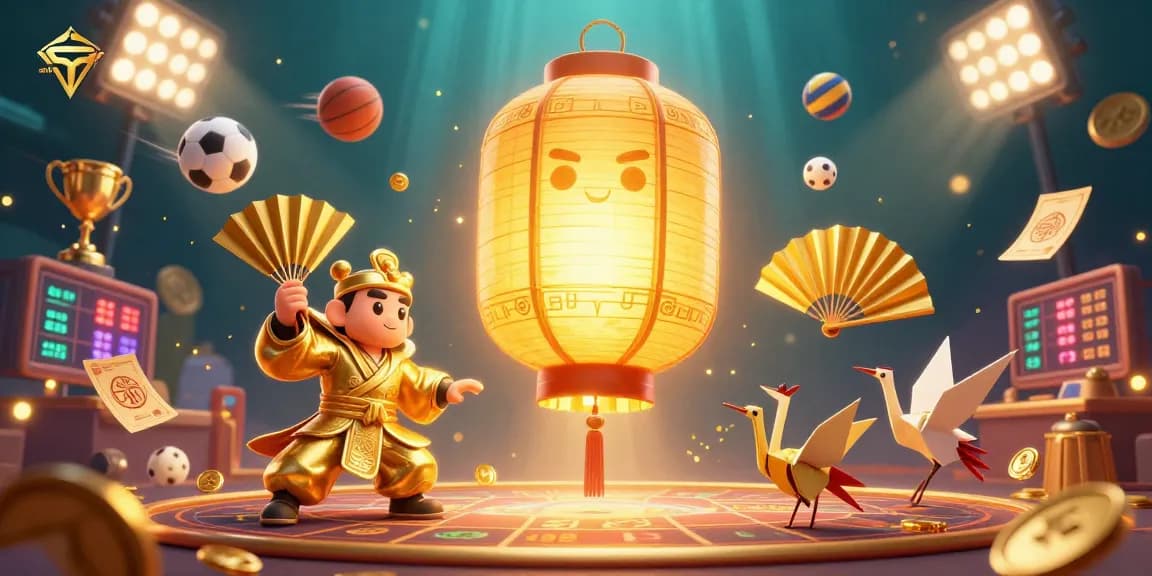 Experience exhilarating gaming action at SHBET with lively 3D illustration of casino elements.