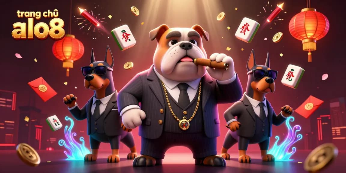 Experience dynamic gambling action with trang chủ alo8 in a vibrant 3D casino scene.