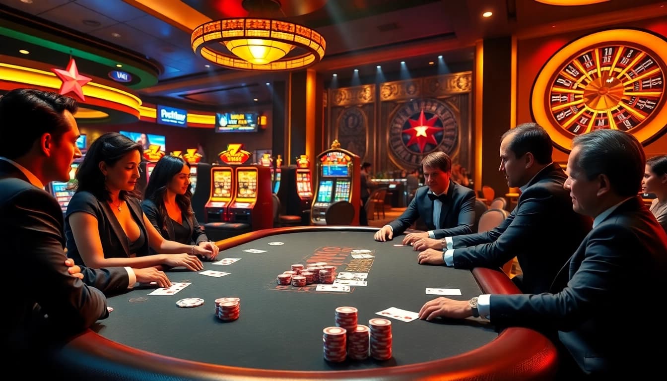 Experience high-stakes poker excitement at https://kjc365.com/ with vibrant casino visuals and professional ambiance.