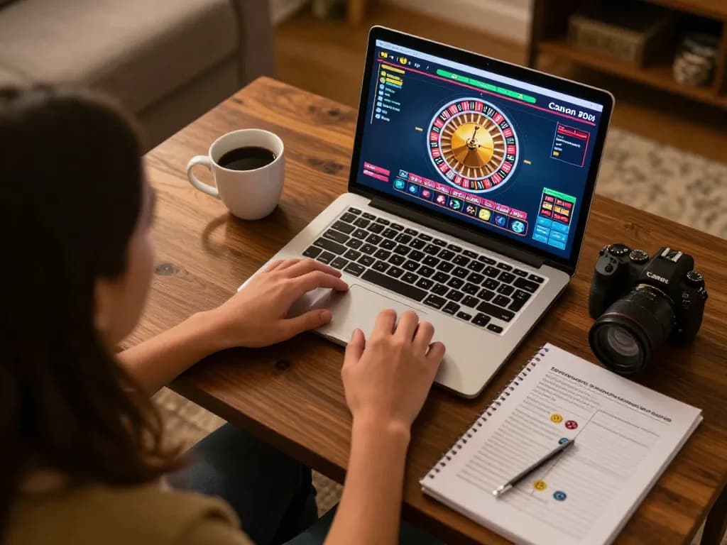 Play roulette online at 33win from a cozy home setup with strategic notes nearby