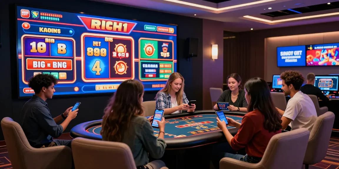 Exciting online gaming environment with players enjoying various games at casinos that accept credit cards, showcasing vibrant graphics and user-friendly interfaces.