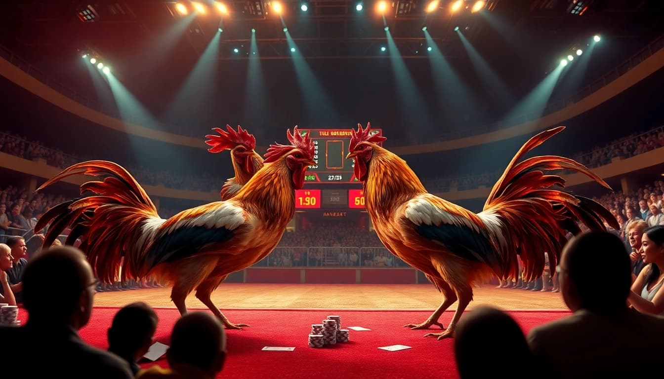 Experience the thrilling action of Đá gà 8KBET in a dynamic online betting arena.