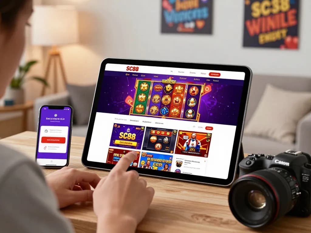Engaging user experience on SC88 trang chủ showcasing vibrant online betting games and promotions.