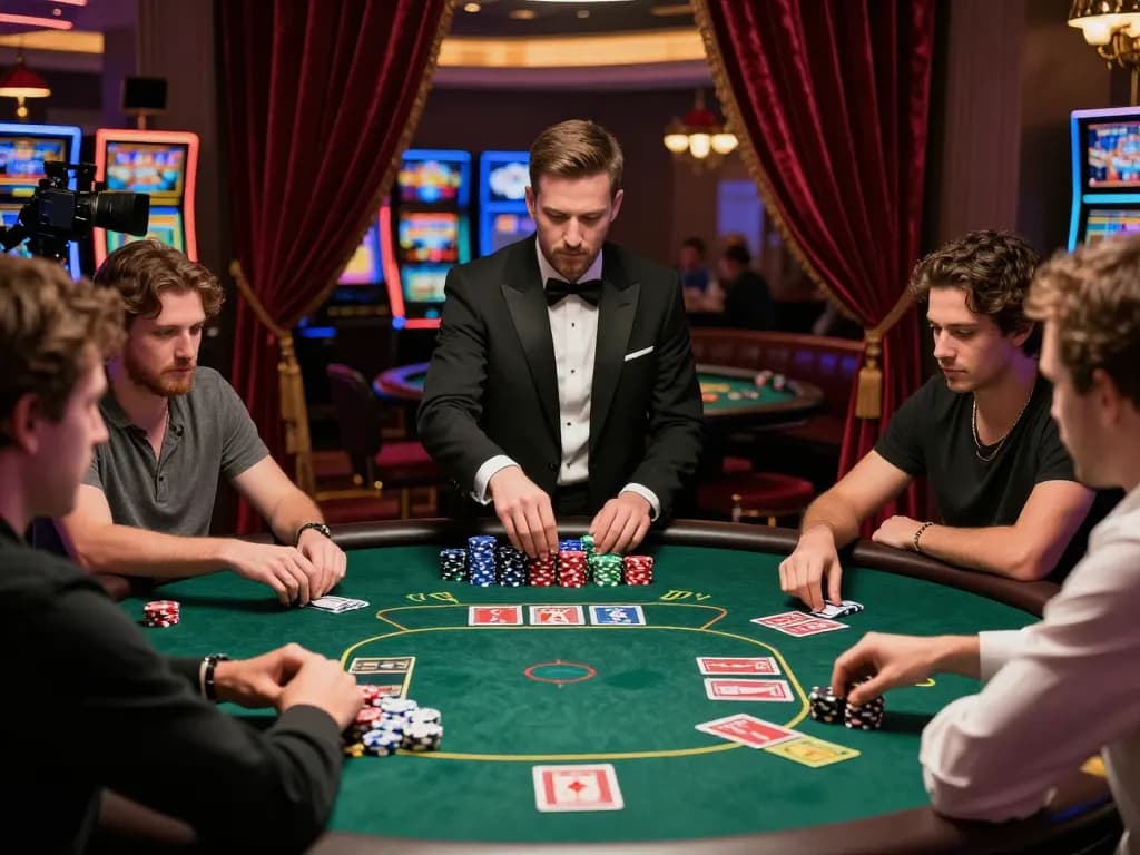 Experience the excitement at the poker table with the link mb66, featuring intense gameplay and a vibrant atmosphere.