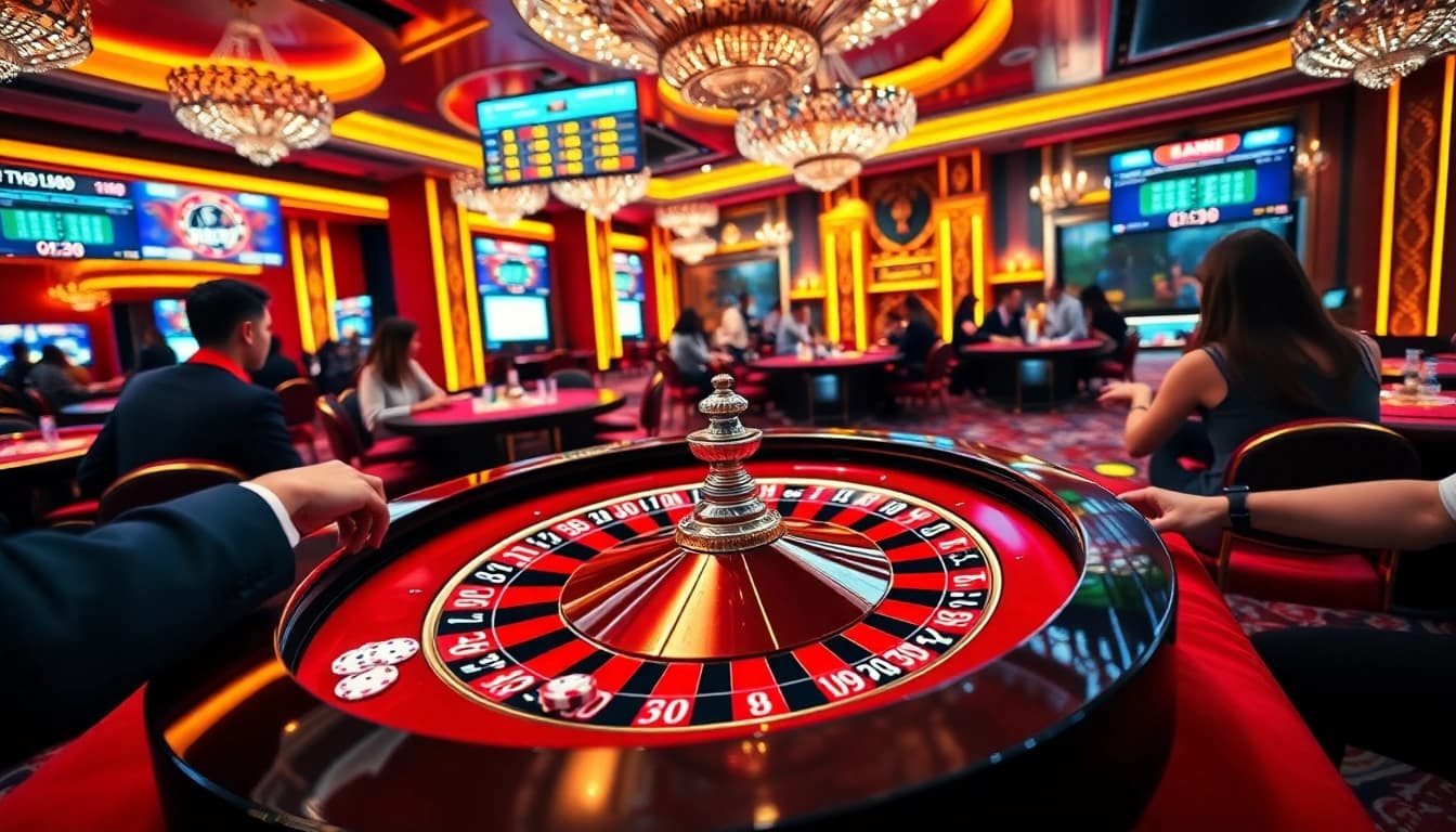 Experience gaming excitement at https://xin88ac.it.com/ with dynamic roulette action and vibrant poker chips.