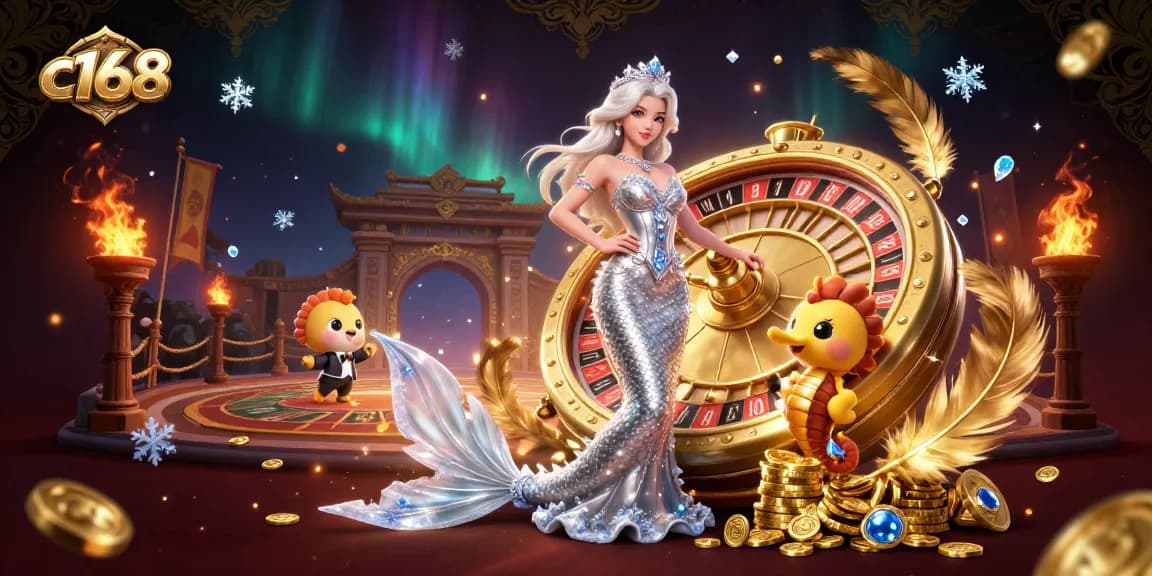 Experience thrilling gameplay in the vibrant c168 casino scene with roulette and stunning visuals.