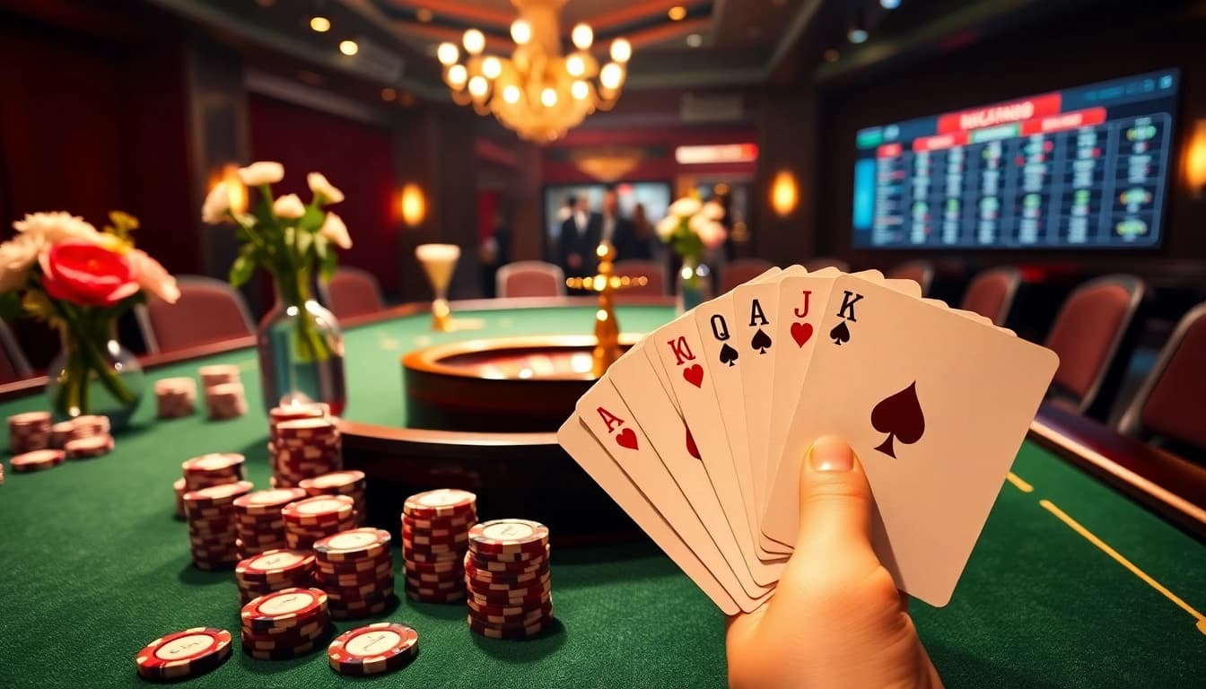 Experience thrilling gameplay at https://xx88.boats/ with vibrant casino tables and winning poker hands.