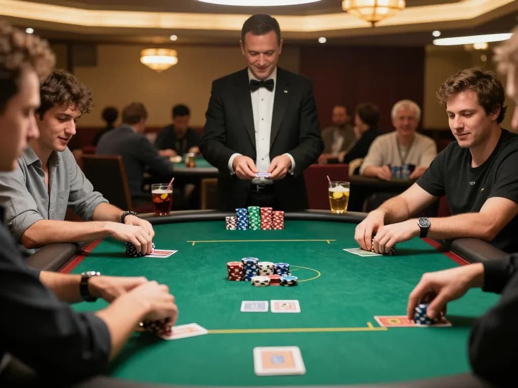 Engaging gameplay at a poker table featuring SC88 strategy and high-stakes excitement.