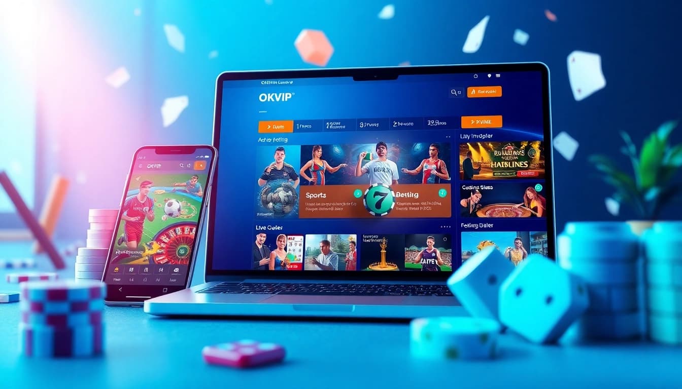 Experience the excitement of okvipwin.live with a modern online gambling platform showcasing sports and casino betting options.