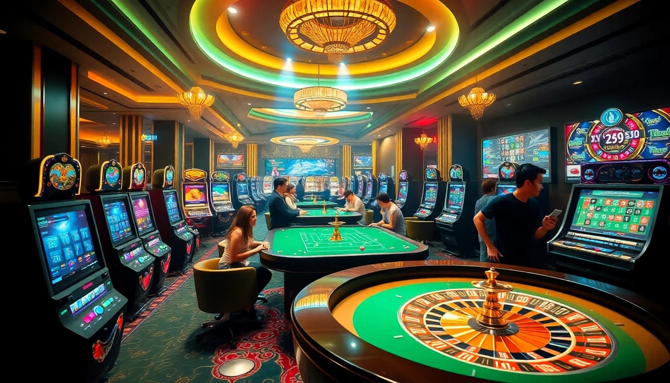 Experience the excitement at 58win1 with vibrant casino games and engaging players.