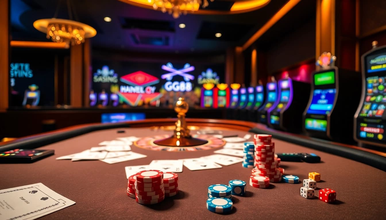 Play exciting games at gg88 com with a vibrant casino atmosphere featuring quality poker tables.