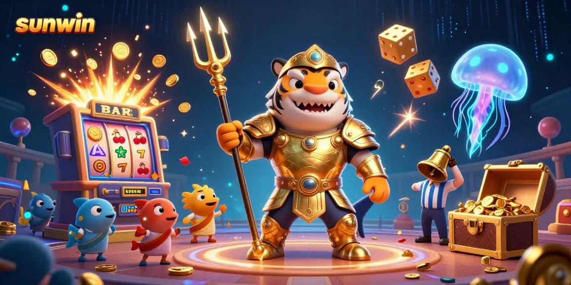 Spin and win at sunwin with an epic underwater casino scene featuring dynamic game action and colorful visuals.
