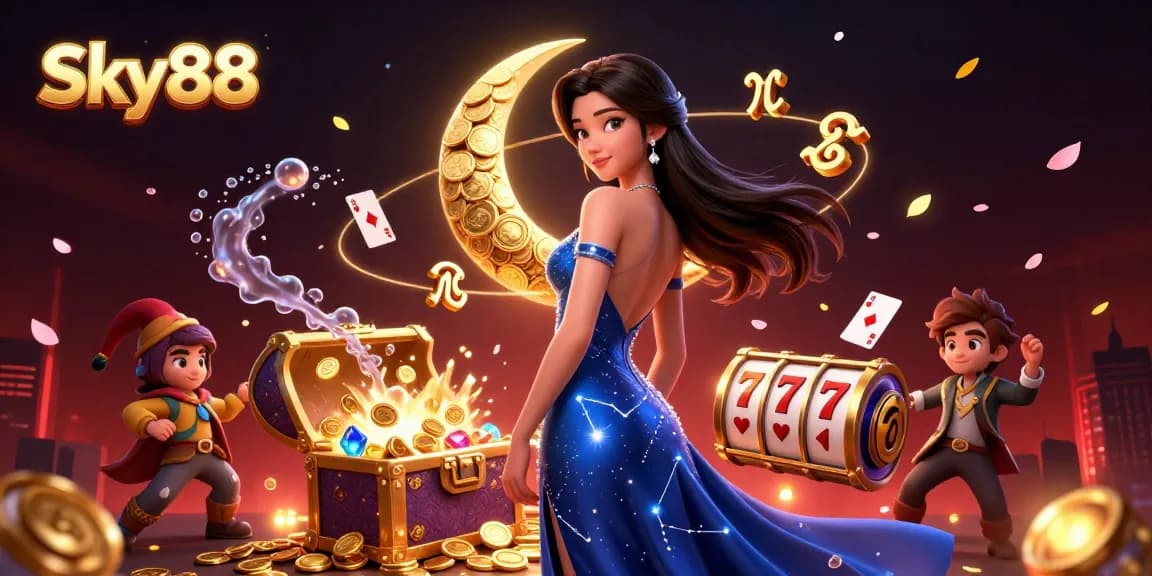 Experience thrilling gameplay at Sky88 with dynamic slots and exciting casino elements.