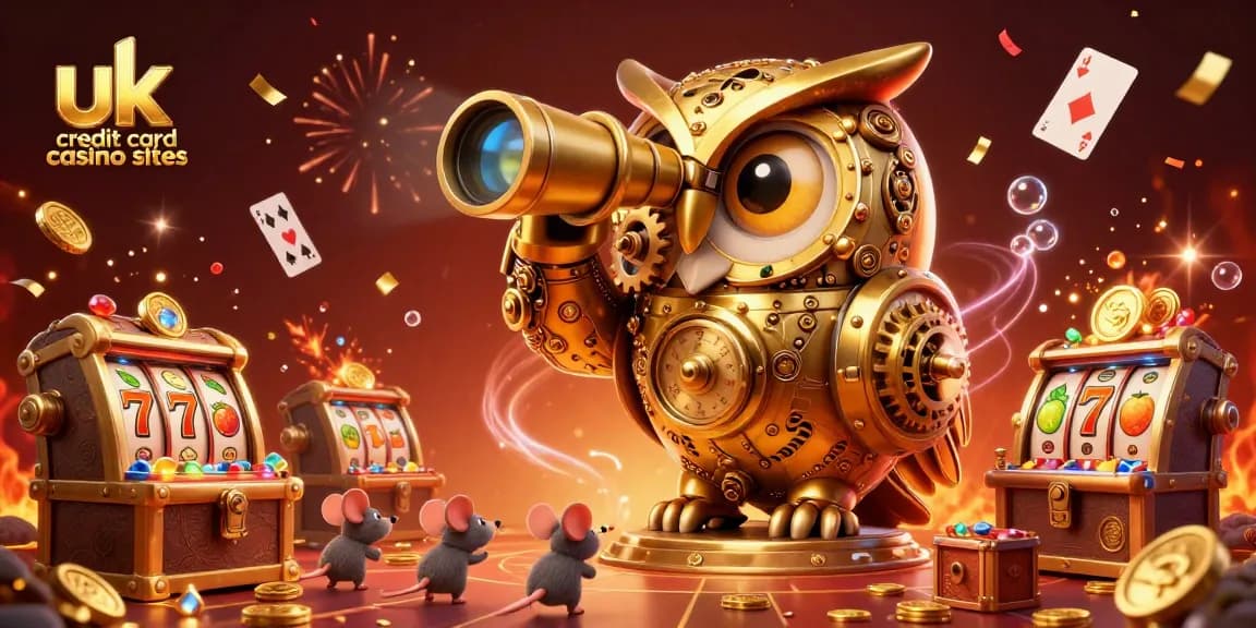 Engage with the thrill of uk credit card casino sites, featuring vibrant characters and dynamic gaming elements in a captivating casino scene.