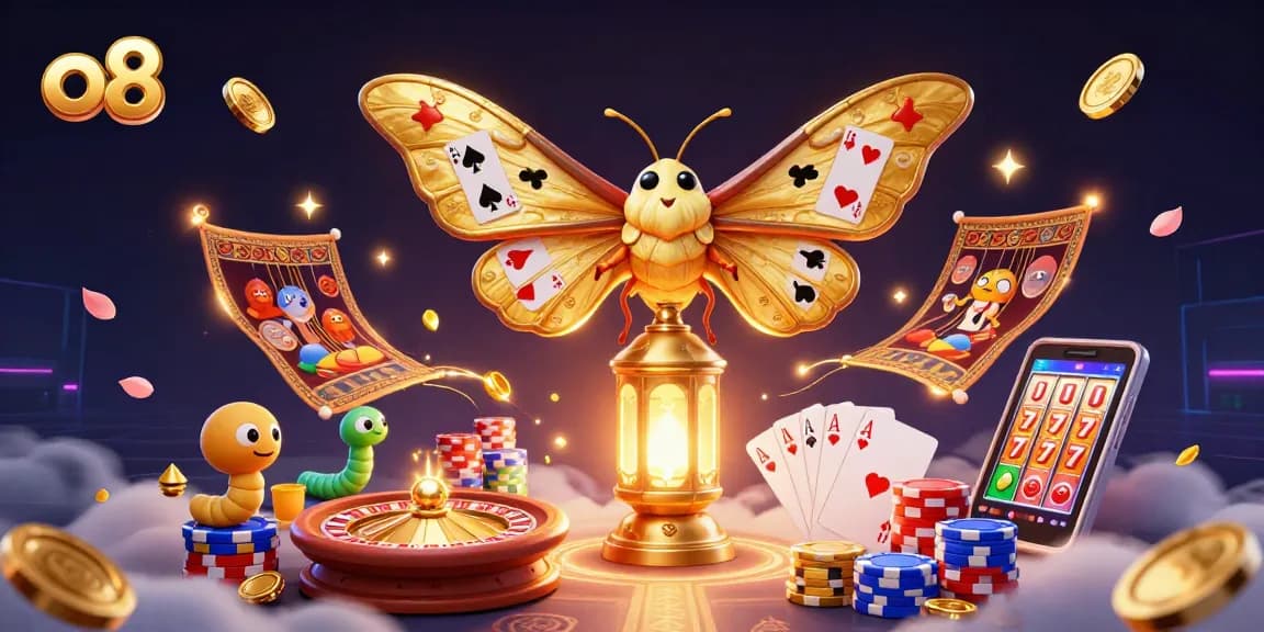 Experience thrilling gameplay with o8, featuring a vibrant casino scene with enchanting elements.