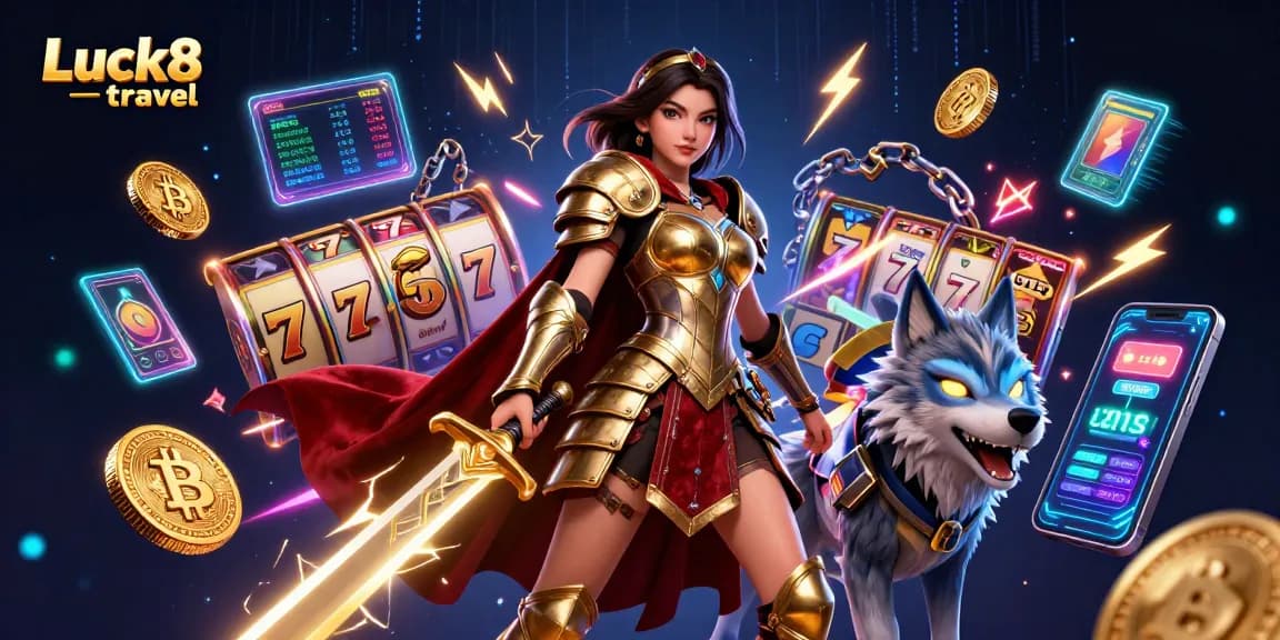 Engage with the vibrant world of Luck8 travel by spinning slot reels and winning big!