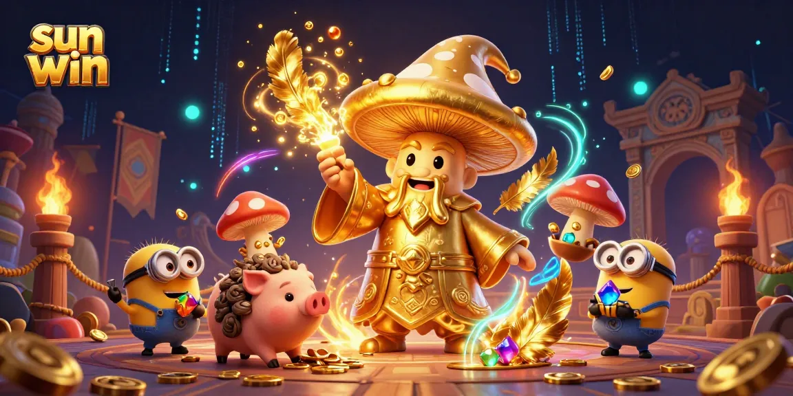 Experience the magic of sun win with enchanted treasures and vibrant casino elements.
