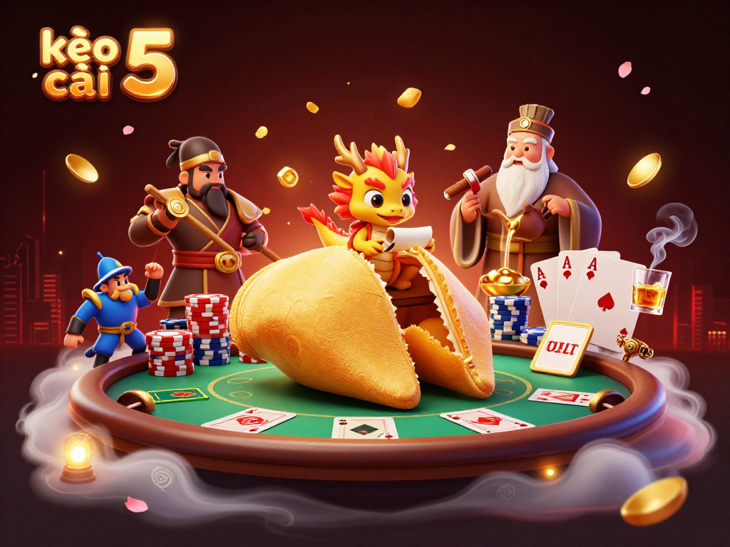 Engage with kèo nhà cái 5 by witnessing a vibrant and dynamic 3D casino battle scene.