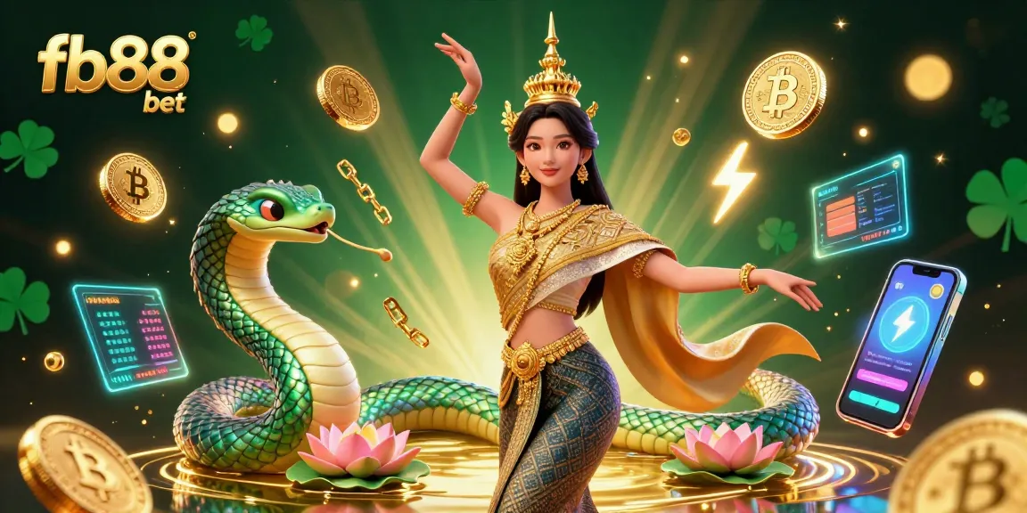 Engage with fb88 bet through vibrant 3D illustration showcasing casino elements and crypto coins.