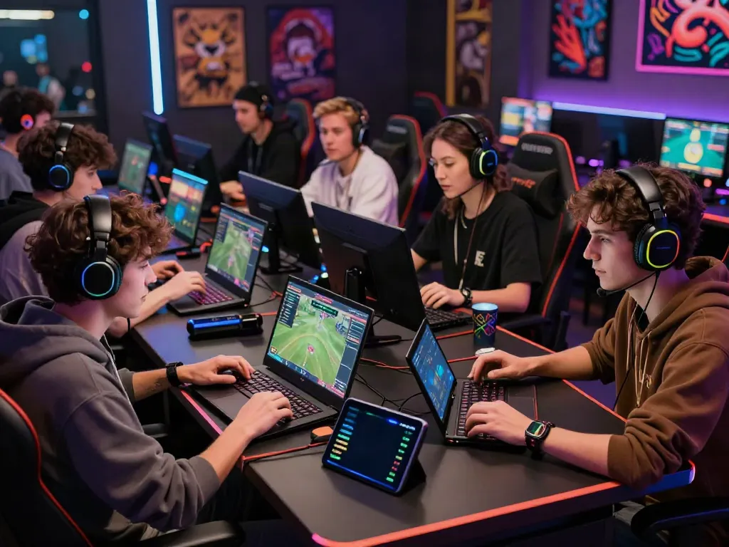 Five88 online sports betting scene with diverse players engaged in action.
