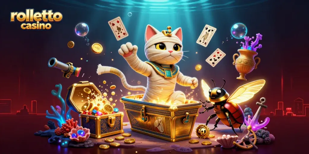 Win big at rolletto casino with immersive games featuring Egyptian themes and vibrant action.