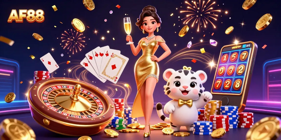 Experience the thrill of winning at AF88 casino with a glamorous atmosphere and exciting gameplay.