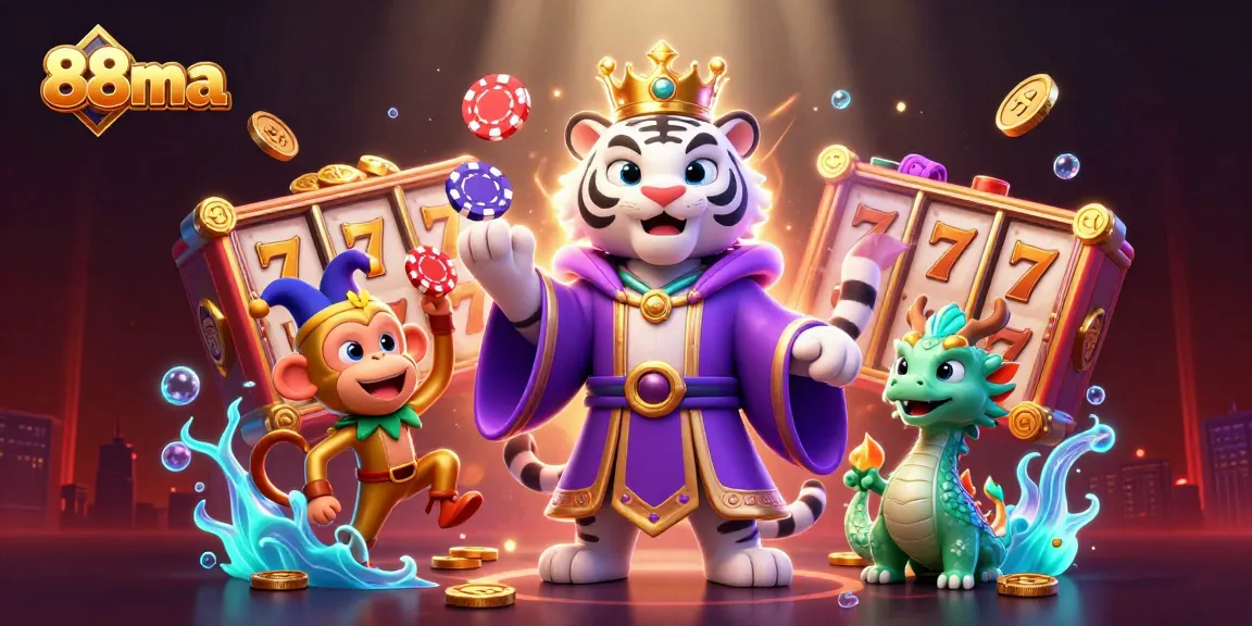 Engage with exhilarating slot games and jackpots at 88ma with vibrant graphics and lively characters.