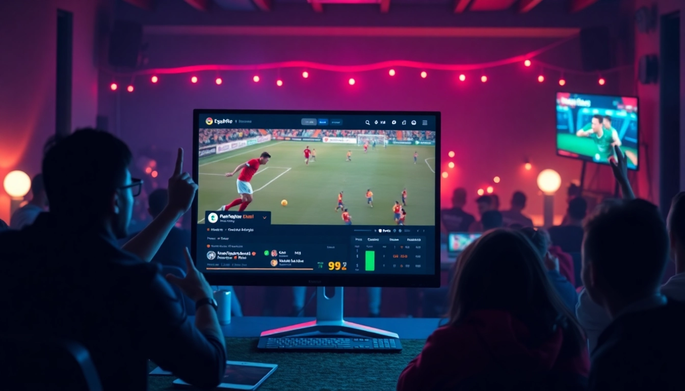 Sports streaming interface from joemadfan.com showcasing live football matches and community engagement.