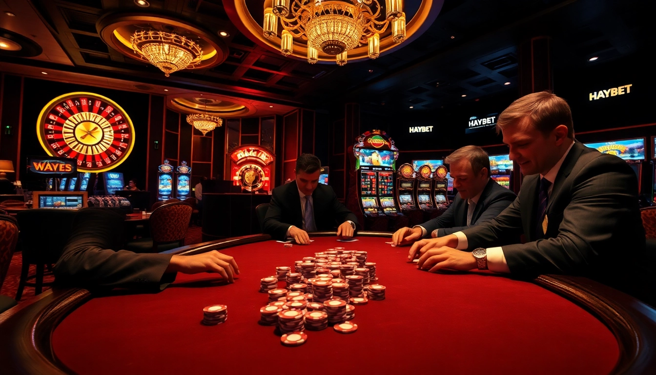 Engage in thrilling casino action with HAYBET's exclusive poker games and vibrant gaming atmosphere.