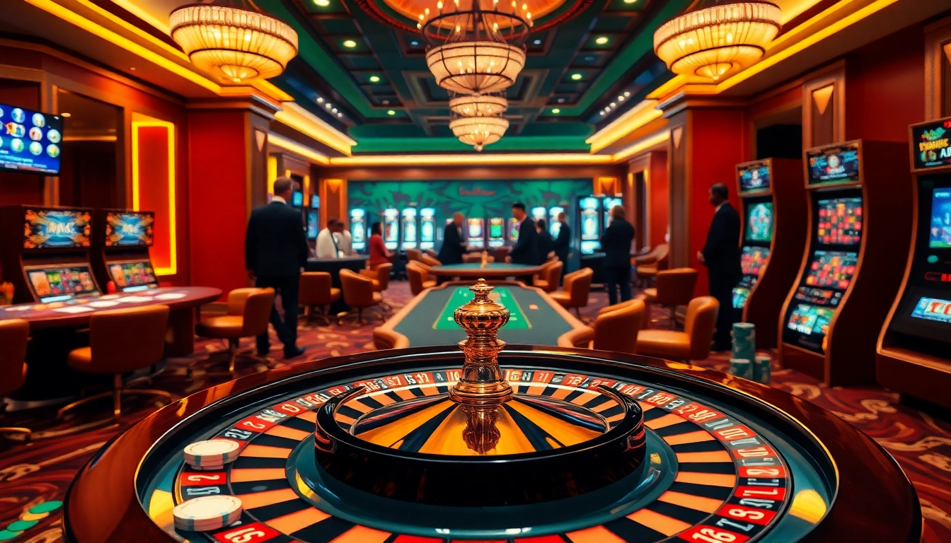 Experience the thrill of gaming at https://luongsontv5.com/ with our luxurious casino visuals featuring roulette and poker.