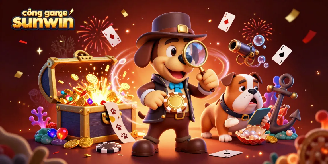 Engage with the thrilling cổng game sunwin through vivid gameplay illustrated by our detective duo and treasure clues.