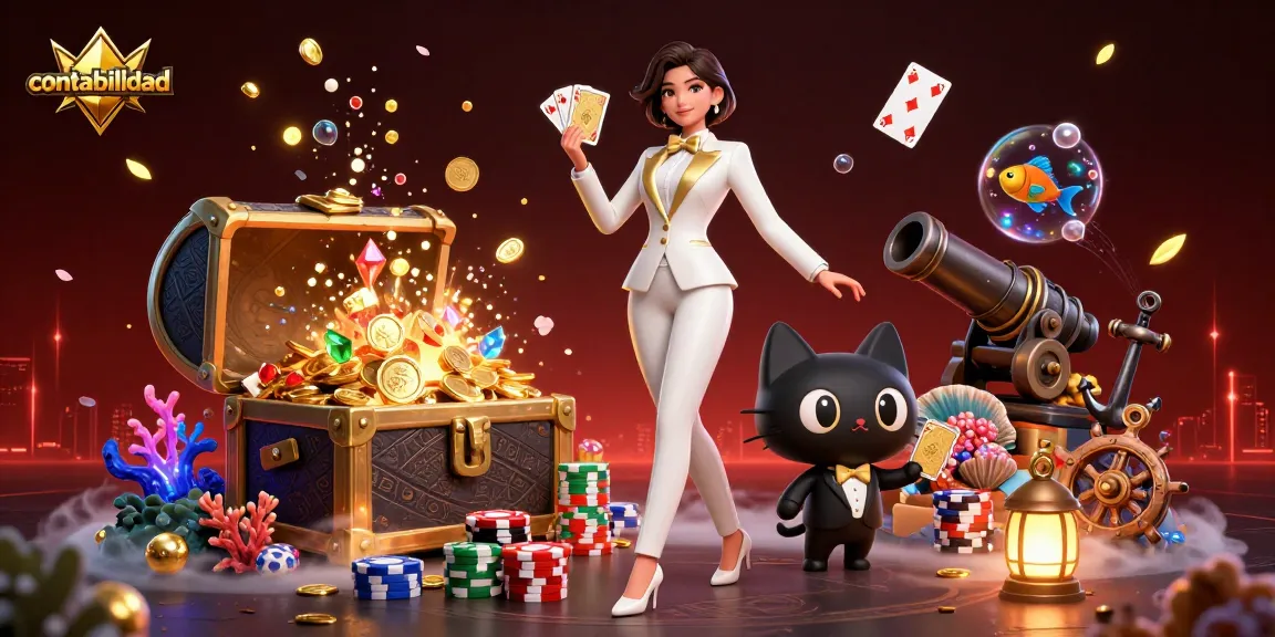 Engage in thrilling gameplay at contabilidad with a glamorous dealer and playful cat at the table.