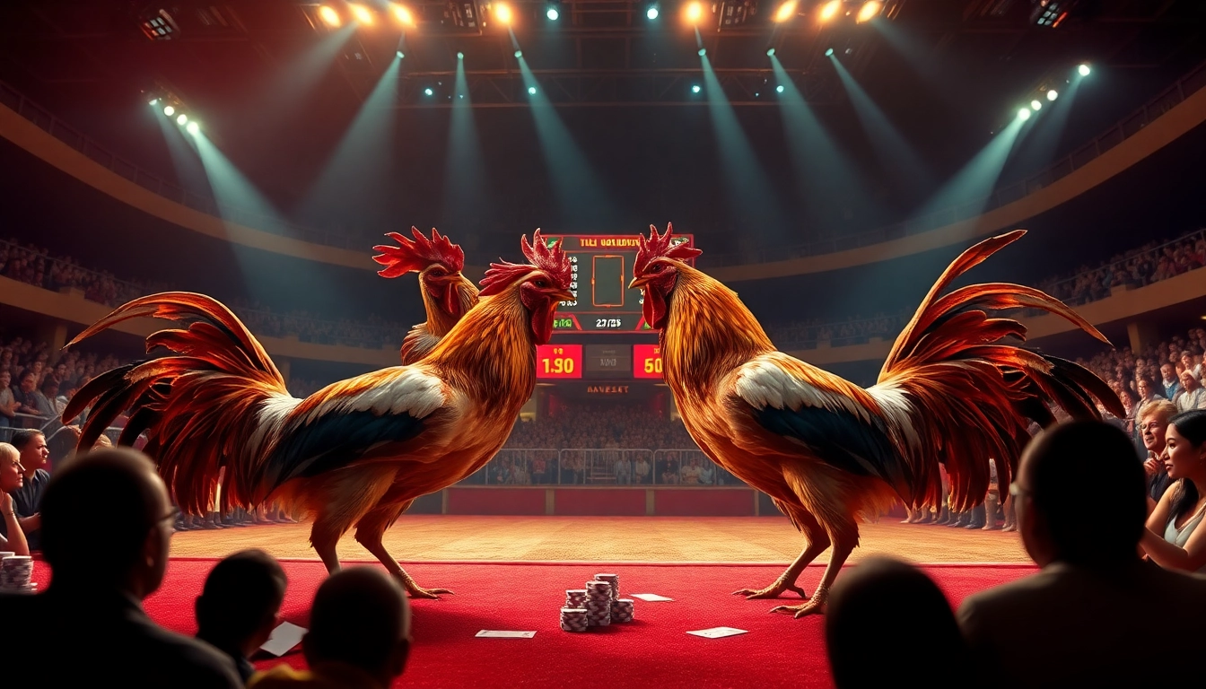 Experience the thrilling action of Đá gà 8KBET in a dynamic online betting arena.