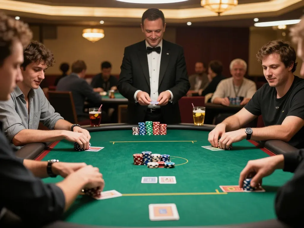 Engaging gameplay at a poker table featuring SC88 strategy and high-stakes excitement.