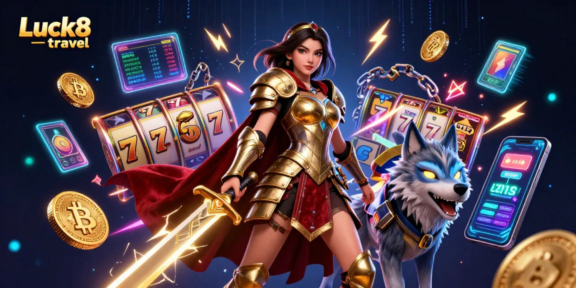 Engage with the vibrant world of Luck8 travel by spinning slot reels and winning big!